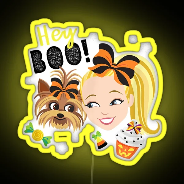 Boo Bees Nurse Couples Halloween RGB Neon Sign