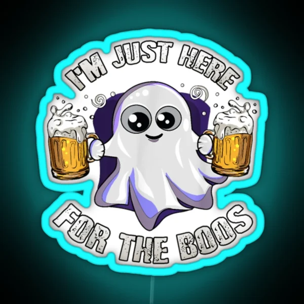 Boo Bees Nurse Couples Halloween RGB Neon Sign