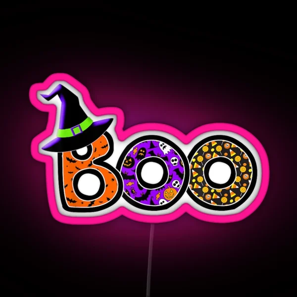Boo Bees Nurse Couples Halloween RGB Neon Sign