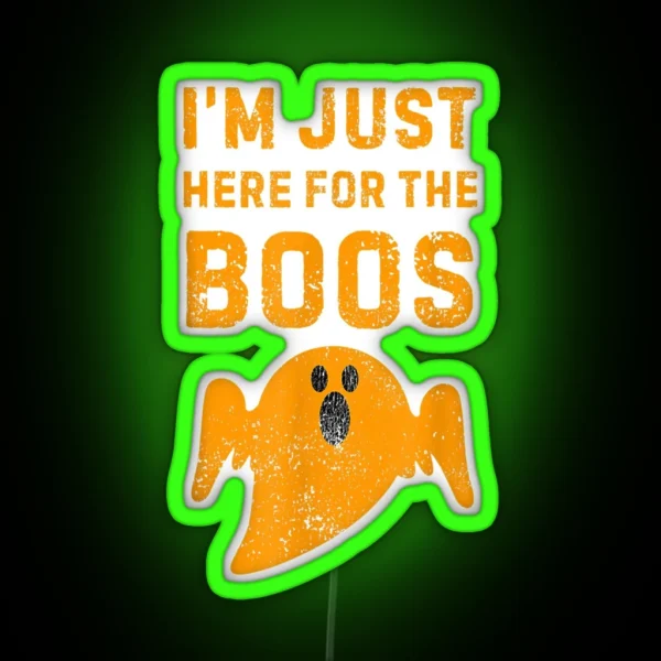 Boo Bees Nurse Couples Halloween RGB Neon Sign