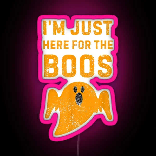 Boo Bees Nurse Couples Halloween RGB Neon Sign