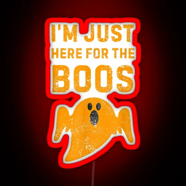 Boo Bees Nurse Couples Halloween RGB Neon Sign