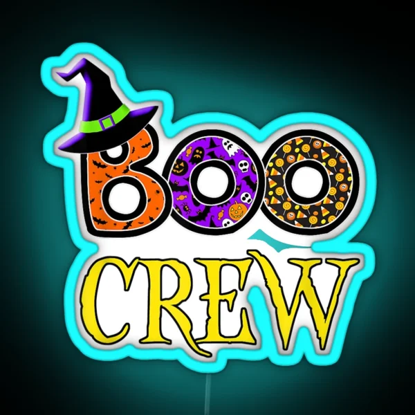 Boo Bees Nurse Couples Halloween RGB Neon Sign