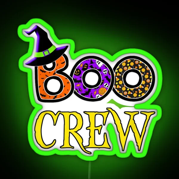 Boo Bees Nurse Couples Halloween RGB Neon Sign