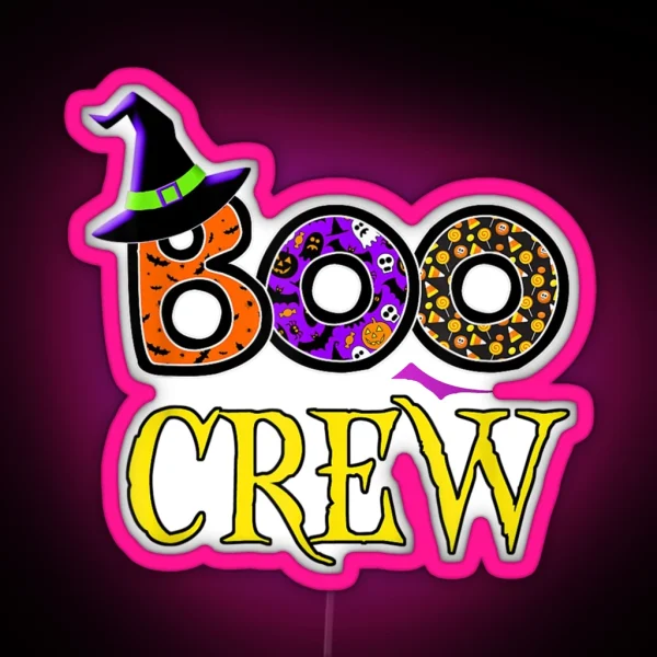 Boo Bees Nurse Couples Halloween RGB Neon Sign