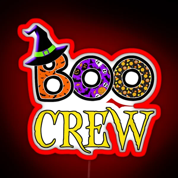 Boo Bees Nurse Couples Halloween RGB Neon Sign