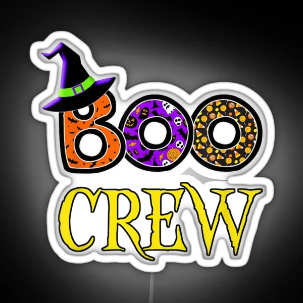 Boo Bees Nurse Couples Halloween RGB Neon Sign