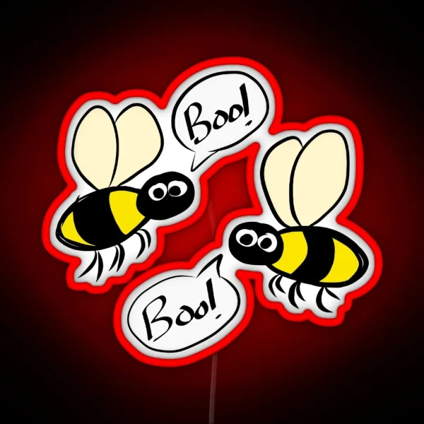 Boo Bees RGB Neon Sign