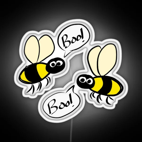 Boo Bees RGB Neon Sign