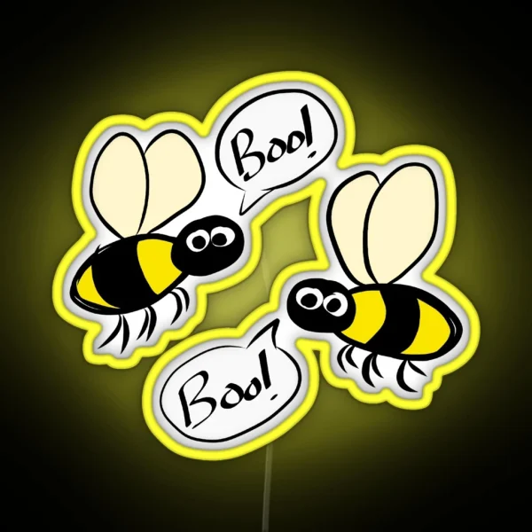 Boo Bees RGB Neon Sign