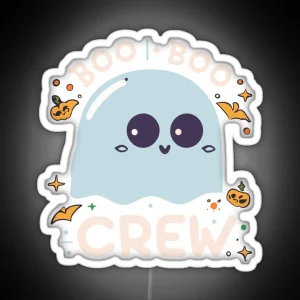 Boo Boo Crew Costume RGB Neon Sign