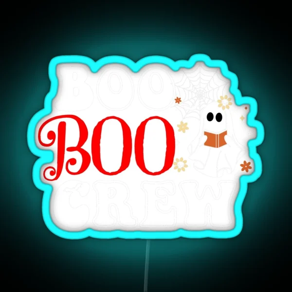 Boo Boo Crew Design RGB Neon Sign