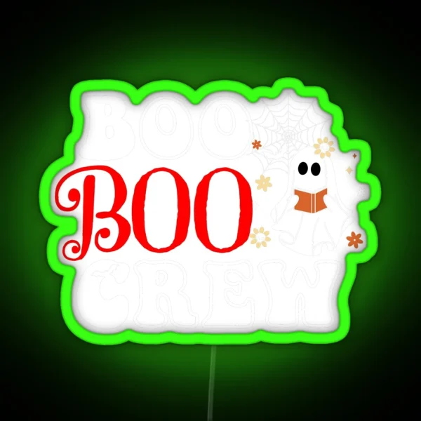 Boo Boo Crew Design RGB Neon Sign