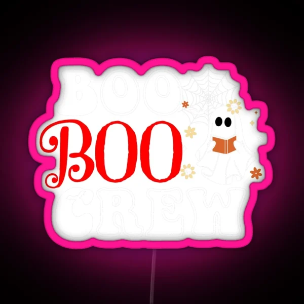 Boo Boo Crew Design RGB Neon Sign