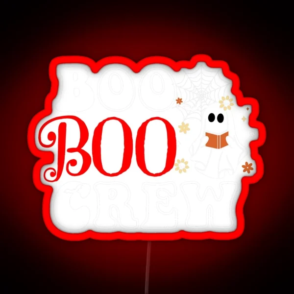 Boo Boo Crew Design RGB Neon Sign