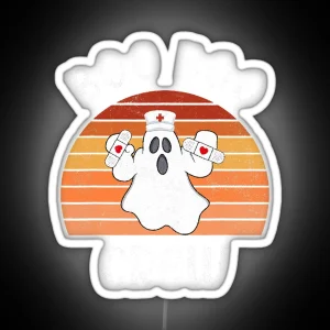 Boo Boo Crew Funny Nurse Halloween RGB Neon Sign