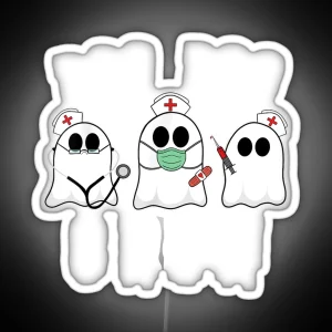 Boo Boo Crew Halloween Ghost RGB Neon Sign