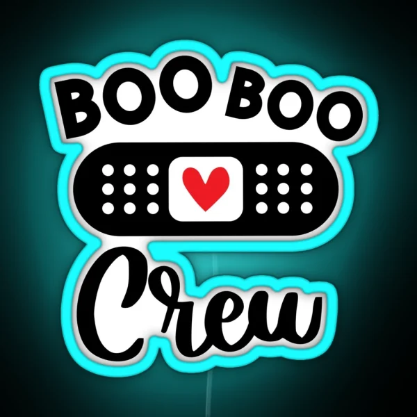 Boo Boo Crew RGB Neon Sign