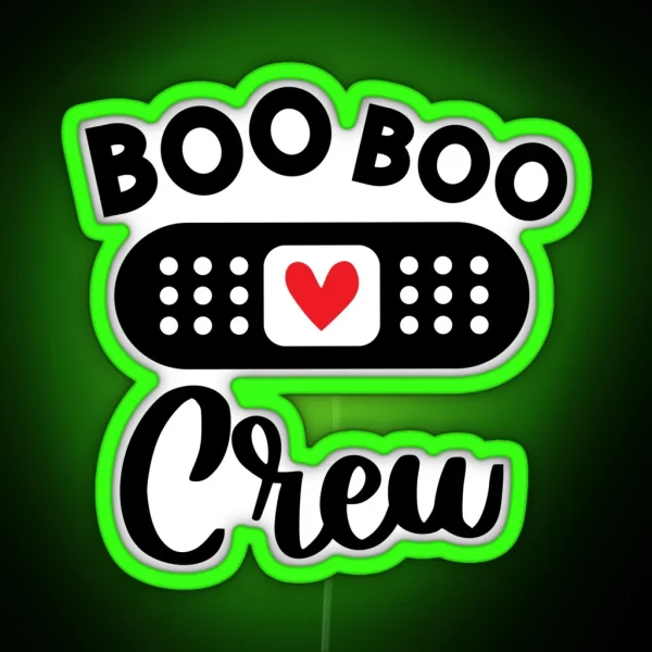 Boo Boo Crew RGB Neon Sign