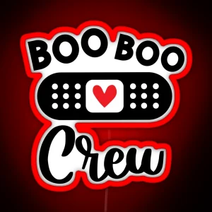 Boo Boo Crew RGB Neon Sign