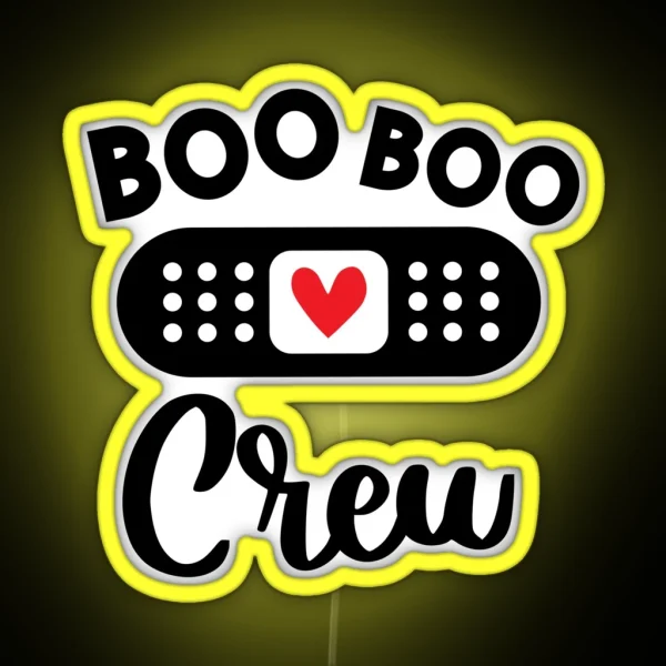 Boo Boo Crew RGB Neon Sign