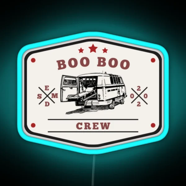 Boo Boo Crew RGB Neon Sign