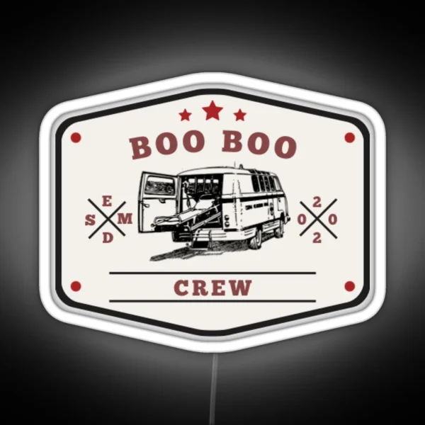 Boo Boo Crew RGB Neon Sign