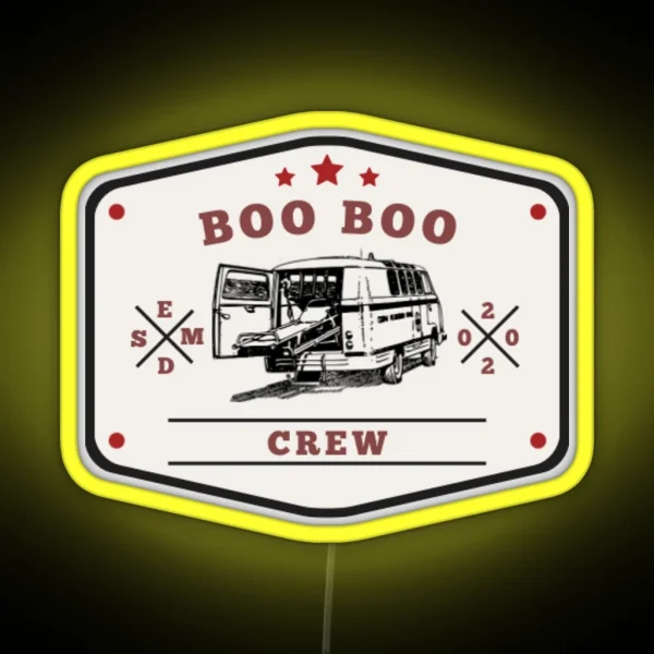 Boo Boo Crew RGB Neon Sign