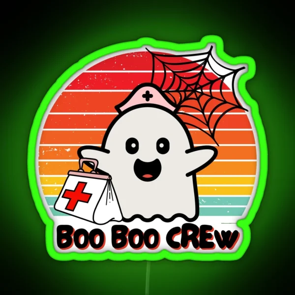 Boo Boo Crew RGB Neon Sign