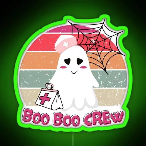 Boo Boo Crew RGB Neon Sign