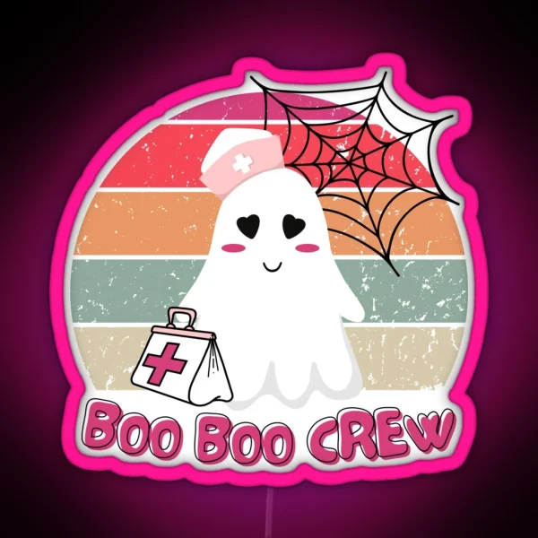 Boo Boo Crew RGB Neon Sign