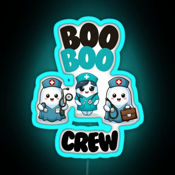 Boo Boo Crew RGB Neon Sign