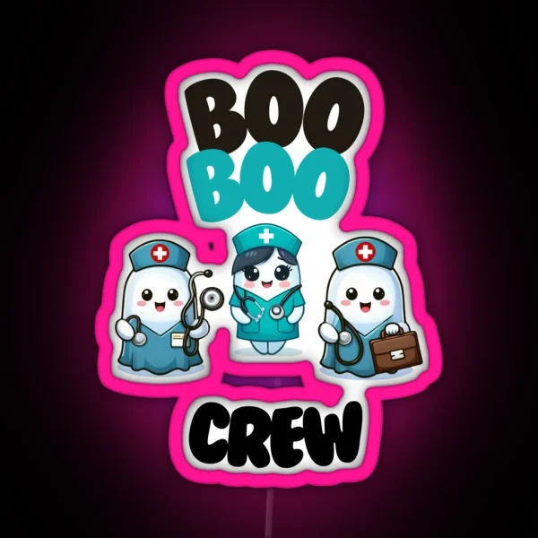 Boo Boo Crew RGB Neon Sign