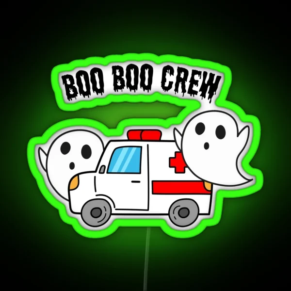 Boo Boo Crew RGB Neon Sign