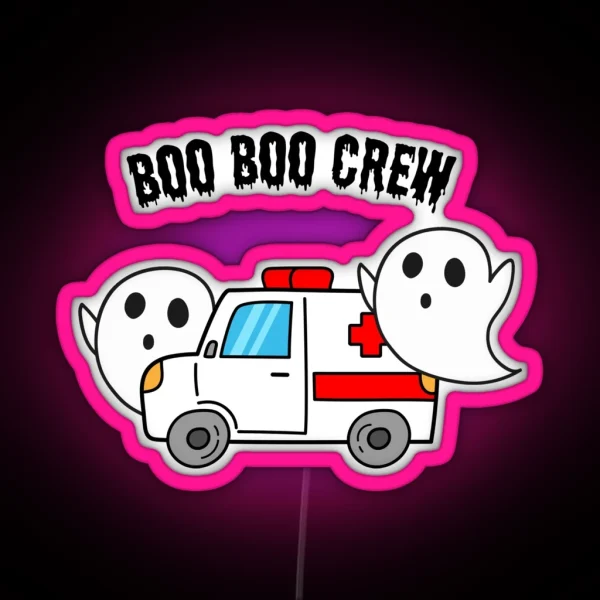 Boo Boo Crew RGB Neon Sign