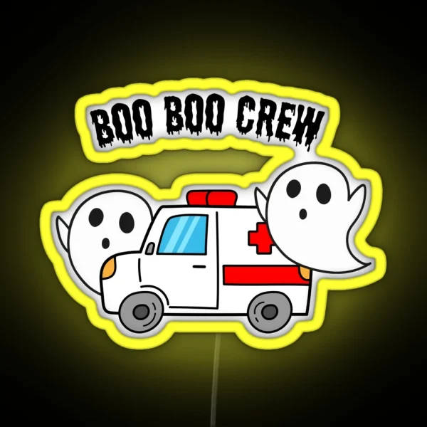 Boo Boo Crew RGB Neon Sign