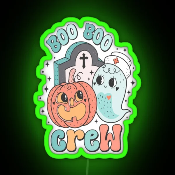 Boo Boo Crew RGB Neon Sign