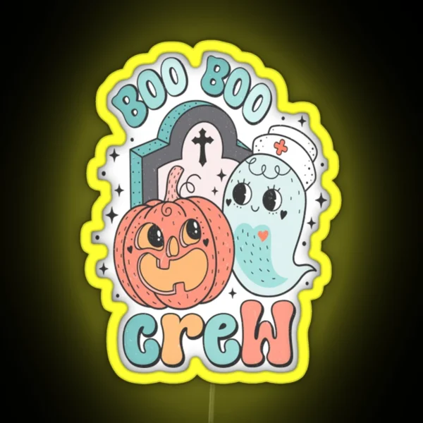 Boo Boo Crew RGB Neon Sign