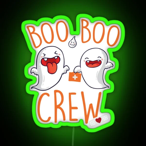 Boo Boo Crew RGB Neon Sign