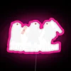 Vibrant RGB LED light canvas display for bohemian decor enthusiasts
