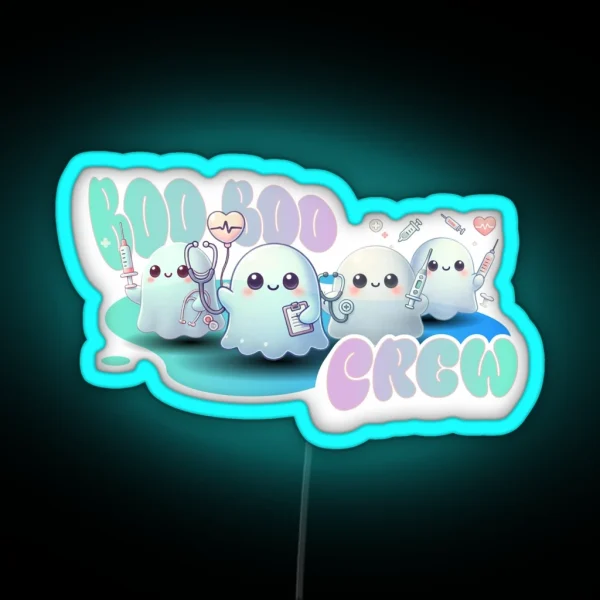 Boo Boo Crew RGB Neon Sign