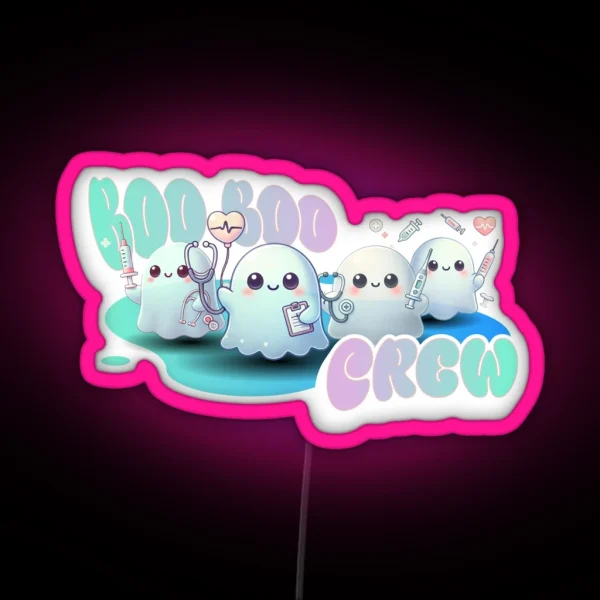 Boo Boo Crew RGB Neon Sign