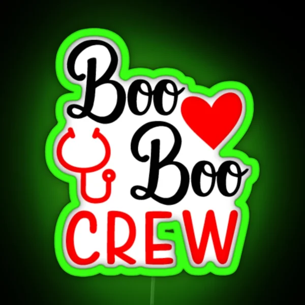 Boo Boo Crew RGB Neon Sign