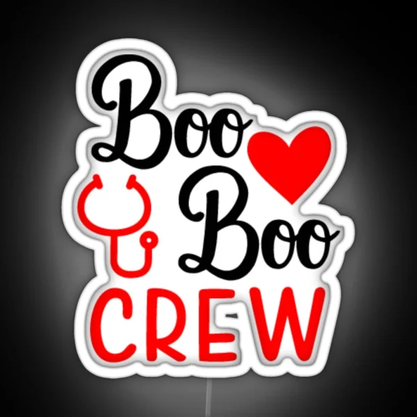 Boo Boo Crew RGB Neon Sign