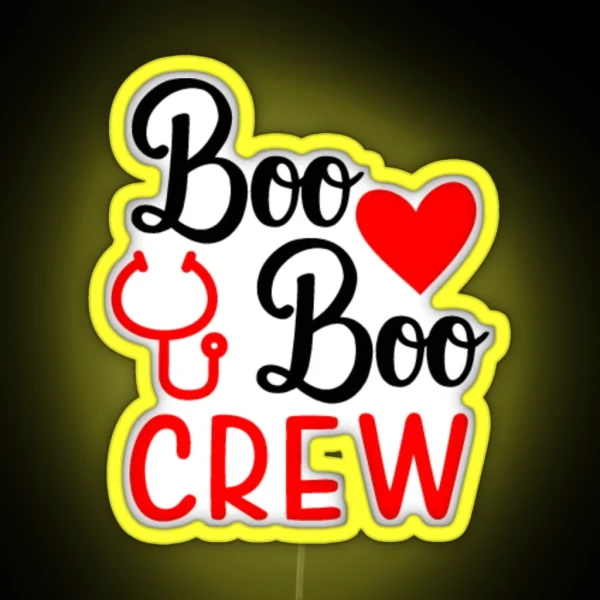 Boo Boo Crew RGB Neon Sign