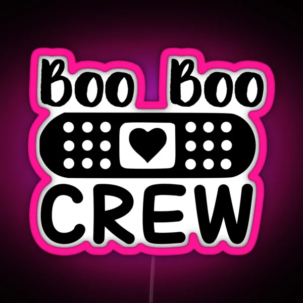 Boo Boo Crew RGB Neon Sign