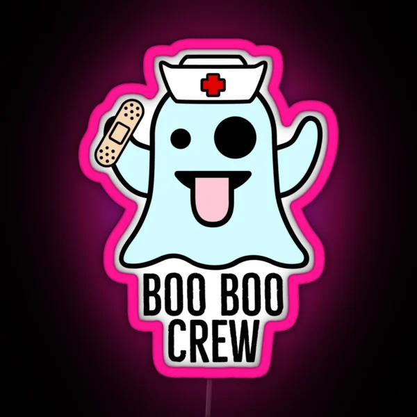 Boo Boo Crew RGB Neon Sign