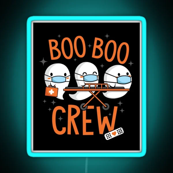 Boo Boo Crew RGB Neon Sign