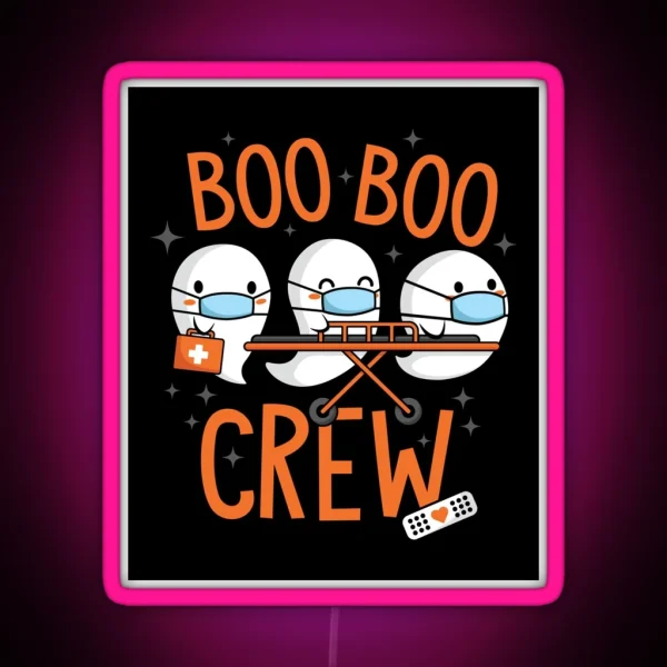 Boo Boo Crew RGB Neon Sign