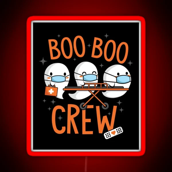 Boo Boo Crew RGB Neon Sign